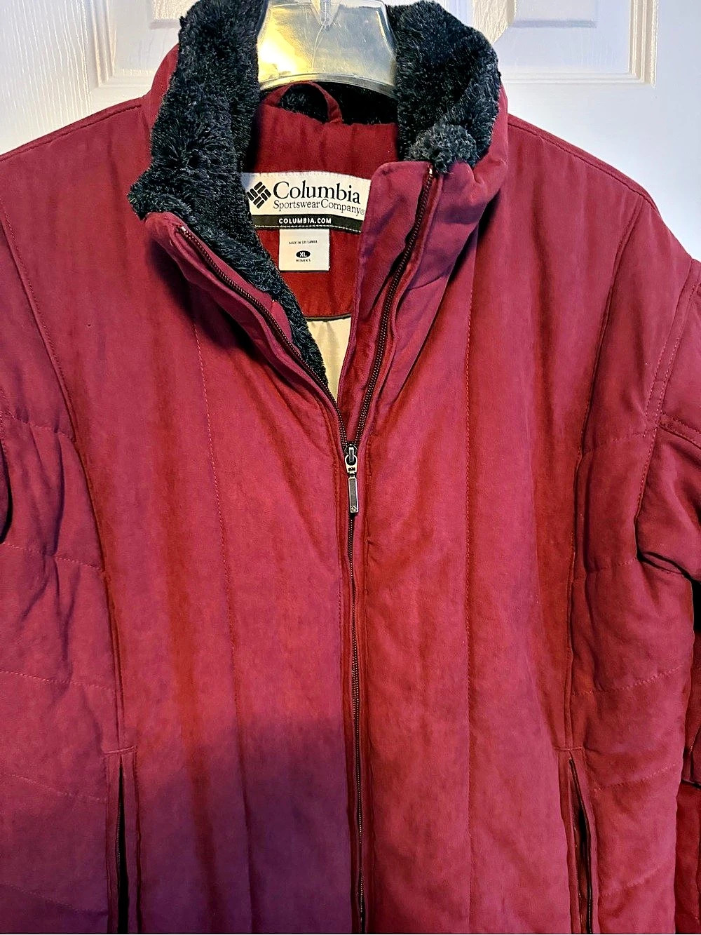 Columbia Copper Crest Quilted Jacket Red